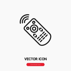 remote control icon vector symbol sign