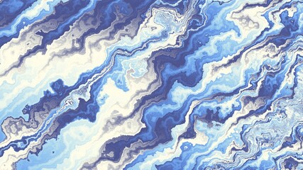 Abstract fractal pattern. Wavy blur background