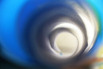 abstract blue swirl