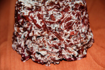 Beetroot in a poisonous mold. Spoiled food.