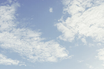 blue sky with clouds