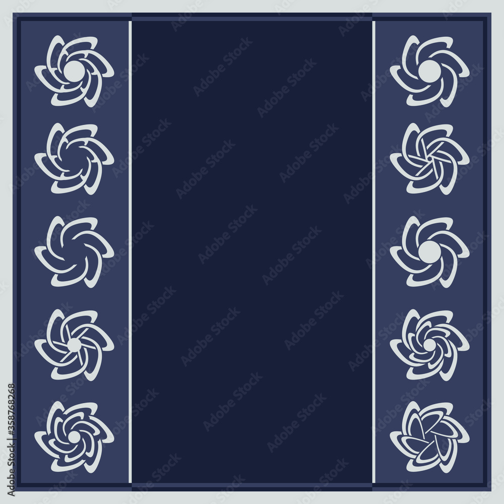 Poster abstract technology frame template for design. tech empty banner.