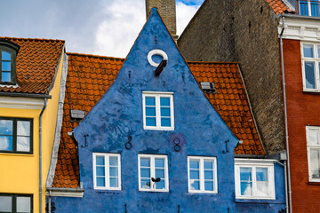Nyhavn district in Copenhagen, the capital of Denmark