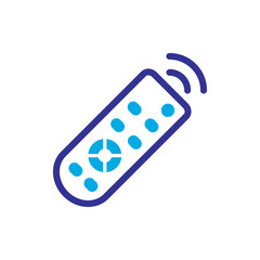 remote icon logo illustration design