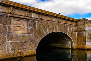 Bridge over the river  in Copenhagen, the capital of Denmark