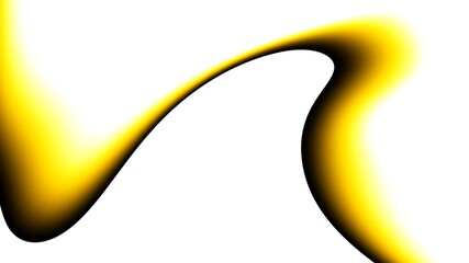 Abstract fractal pattern on white blank background. Horizontal background with aspect ratio 16 : 9