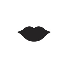 Woman lips icon. Vector Illustration