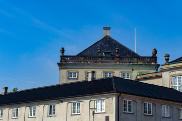 Obraz premium Architecture of Copenhagen, the capital of Denmark,