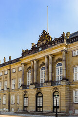 Fototapeta na wymiar Architecture of Copenhagen, the capital of Denmark,