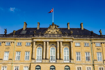 Obraz premium Architecture of Copenhagen, the capital of Denmark,