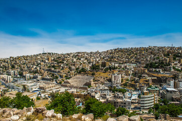 It's Architecture of Amman, the capital and the largest city of Jordan