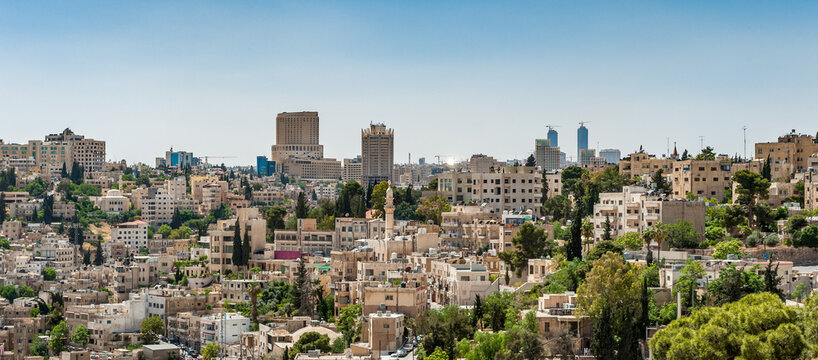 It's Architecture of Amman, the capital and the largest city of Jordan