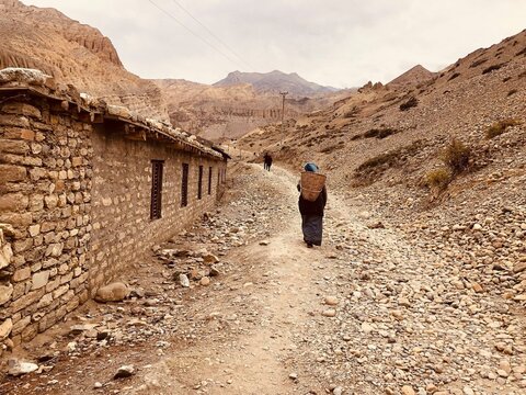 walking in the desert
