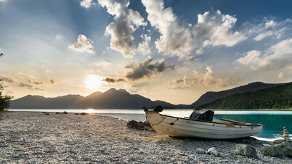 Boot am Walchensee