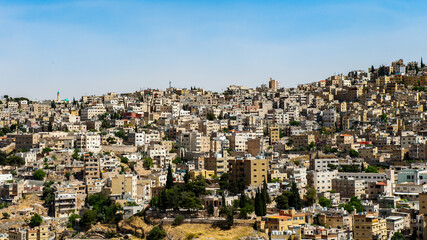 Fototapeta na wymiar It's Panorama of Amman, Jordan