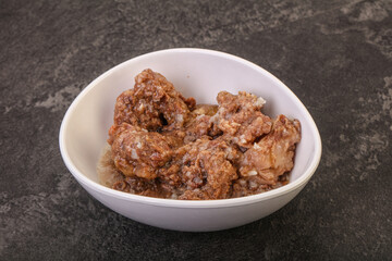 Gurmet venison stew with spices