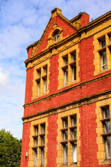 Classic architecture of Dublin, the capital and largest city of Ireland.