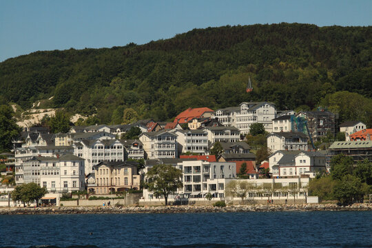 Sassnitz auf R&uuml;gen; Blick auf die Altstadt (Kurviertel)