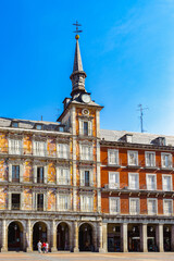 Fototapeta na wymiar It's Building of the Plaza Mayor, Madrid, Spain