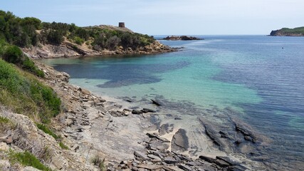 Fototapeta na wymiar North Coast of Menorca Island