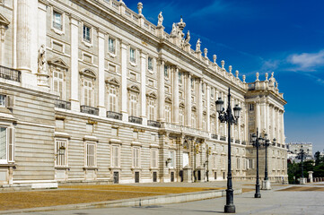 Fototapeta premium It's Royal Palace, Madrid, Spain