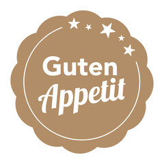 Guten Appetit - German for enjoy your meal - obrazy, fototapety, plakaty