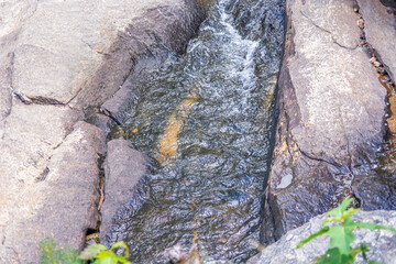 Naklejka premium Cheaha Falls, talladega national forest, cheaha mountain, alabama, usa