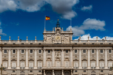 It's Square near the Palacio Real (Royal Palace), Madrid, Spain. Royal Palace is the official...