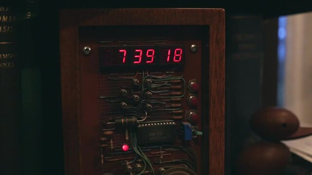 Old digital clock
