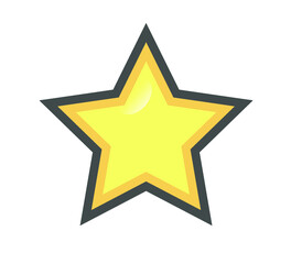 かわいい質感のあるスター　星