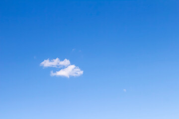 A cloud on the clear sky