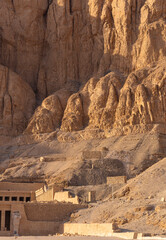 Mortuary Temple of Hatshepsut, (Djeser-Djeseru: "Holy of Holies"), located in Upper Egypt. This mortuary temple is dedicated to Amun and Hatshepsut.
