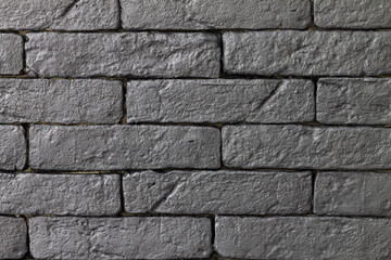 texture of gray brickwork large bricks