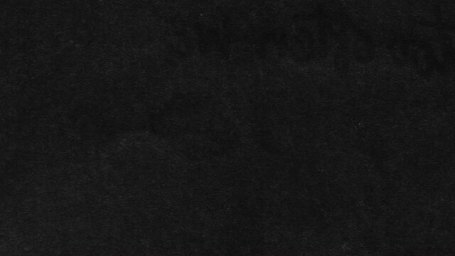 Stop motion real paper texture overlay black and white screen