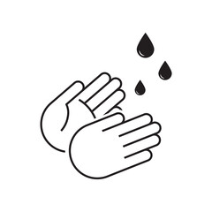 Hand washing icon