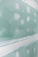 Background of Dry wall made of gypsum boards with joints on building site