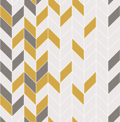 Vector seamless pattern with modern rectangular herringbone tiles. Geometric diagonal texture. Vector illustration