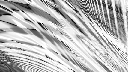 Obraz premium Abstract fractal pattern. Futuristic background. Horizontal background with aspect ratio 16 : 9