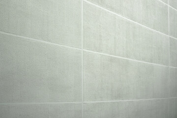 empty concrete grey wall on city street