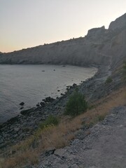 Obraz premium sunset on the coast