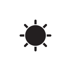 sun icon logo illustration design