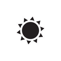 sun icon logo illustration design