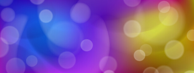 Abstract colorful background with bokeh effects