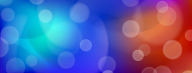 Abstract colorful background with bokeh effects