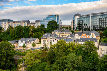Obraz premium It's Architecture of Luxembourg city, Luxembourg