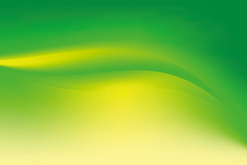 Abstract Blurry Green Yellow Wavy Background Design, Fresh Stylish Green Yellow Background Template Vector