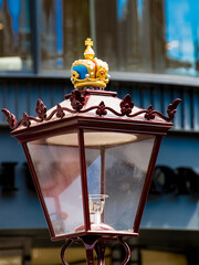 Lamp post in Amsterdam, the capital of the Kingdom of Netherlands