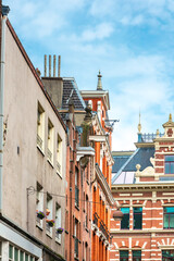Fototapeta na wymiar Street view of downtown in Amsterdam, Netherlands