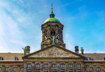 Fototapeta na wymiar Architecture of Amesterdam, Netherlands