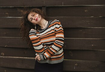 Autumn fashionable style and clothes detail for modern lady, ideas of fashion